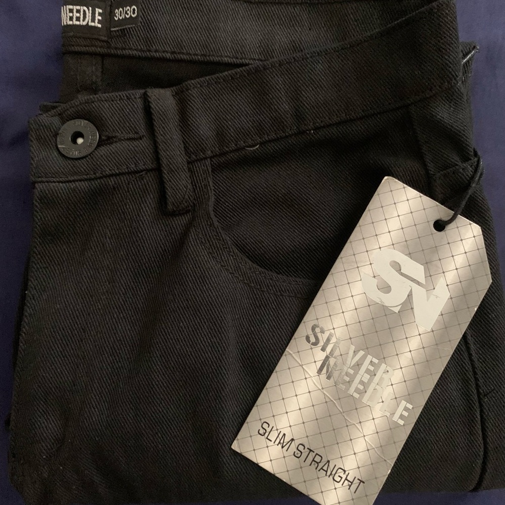 Silver Jeans Men's Slim Black Jeans